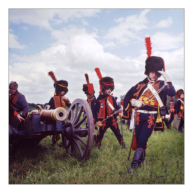 Reenactors on the Borodino field. Military-historical holiday "The resistant tin soldier", photo and video. Swiss infantry rehearsal