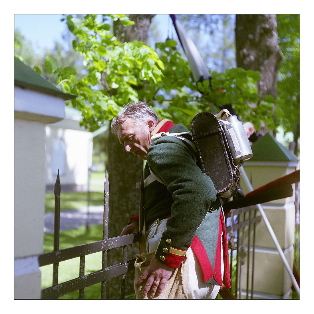 Реконструкторы на Бородинском поле. Военно-исторический праздник «Стойкий оловянный солдатик», фото и видео. Швейцарская пехота репетиция